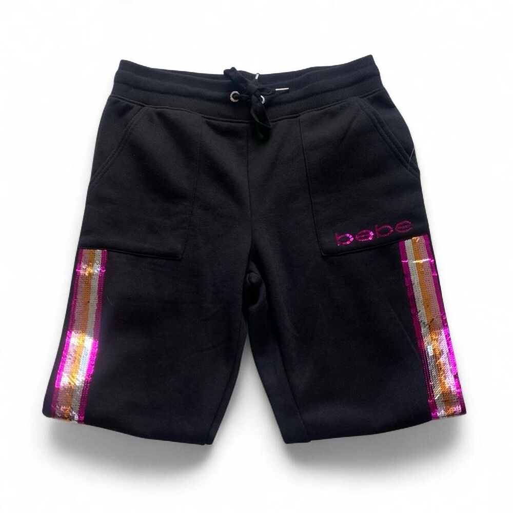 Bebe sequin glam joggers